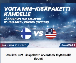Voita MM-kisapaketin kahdelle Sveitsin Zürichiin