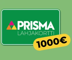 Voita 1000€ lahjakortin Prismaan
